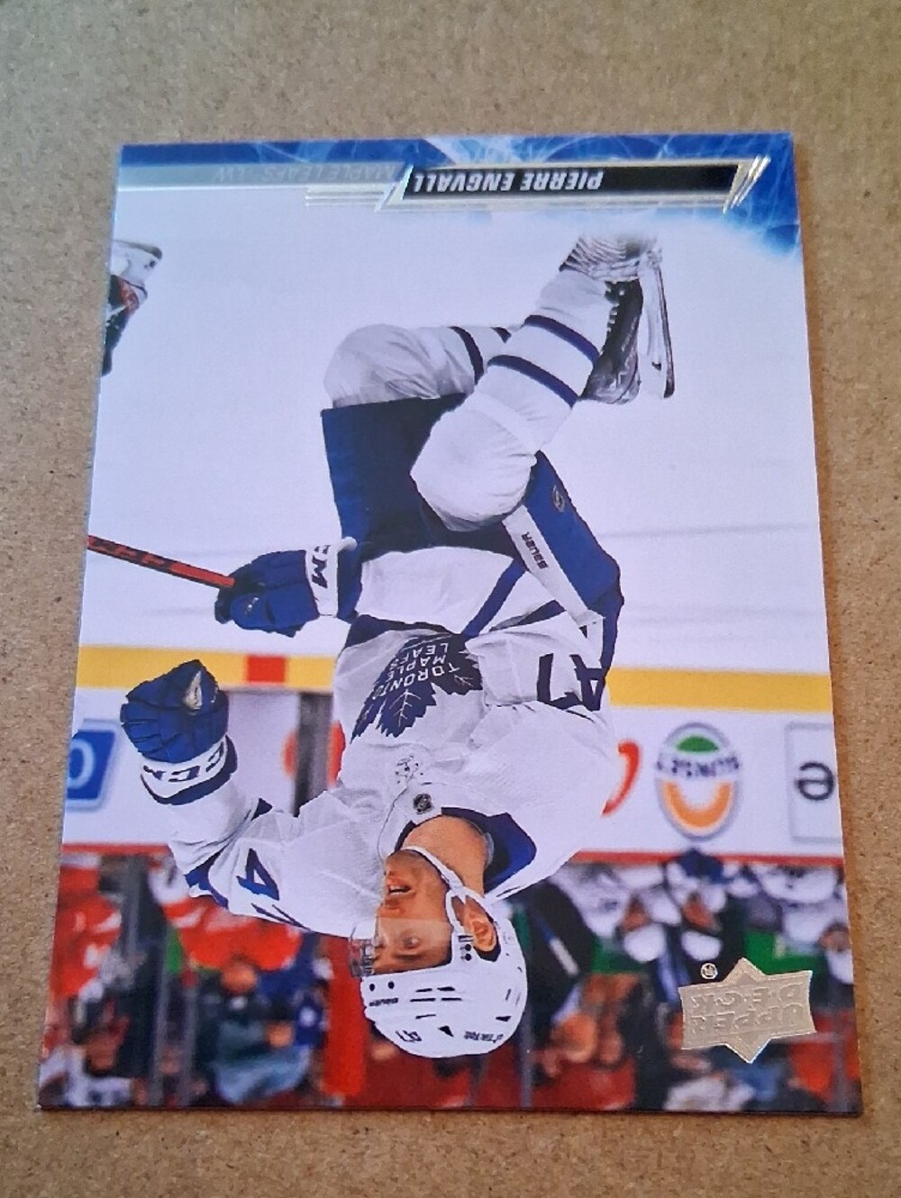 Toronto Maple Leafs Pierre Engvall Hockey Card - White & Blue - Picture 3 of 4